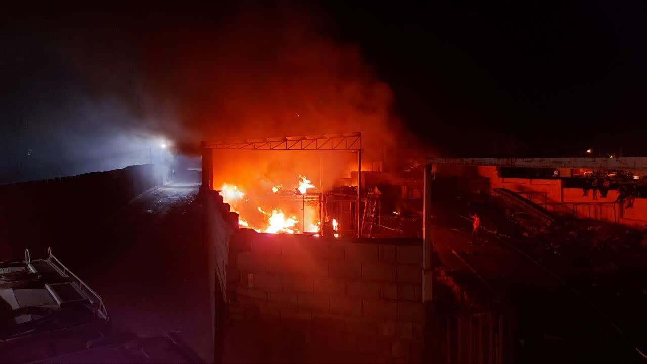 آتش‌سوزی انبار سازمان هواپیمایی کشور