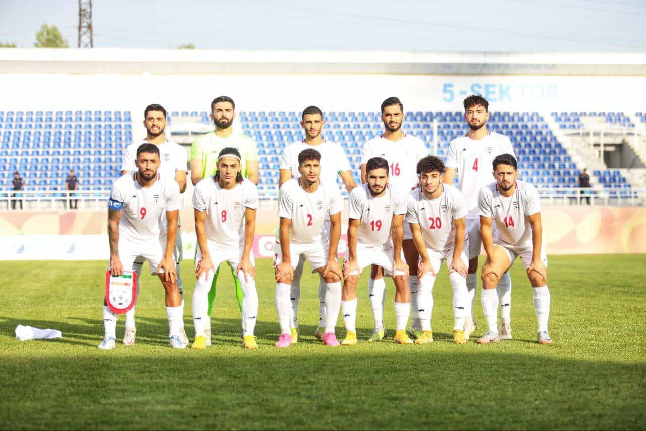 ترکیب تیم فوتبال امید ایران مقابل ازبکستان