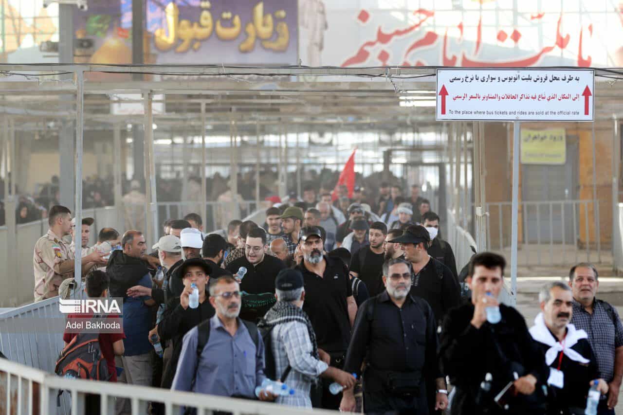 تردد بیش‌ از ۲۴۰ هزار زائر اربعین در شبانه روز گذشته از مرز مهران
