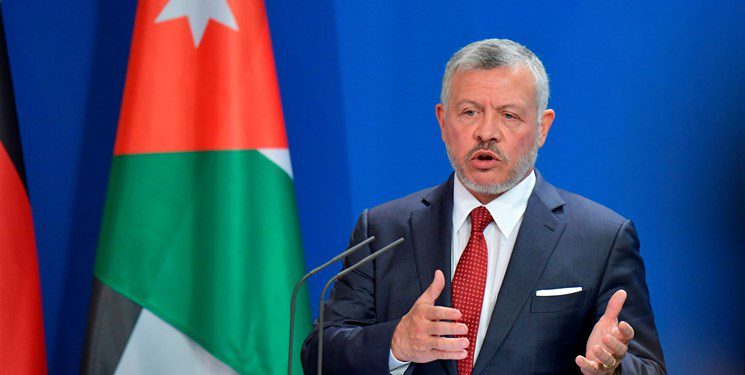 پادشاه اردن: جلوگیری از ورود آب و غذا به غزه جنایت جنگی است