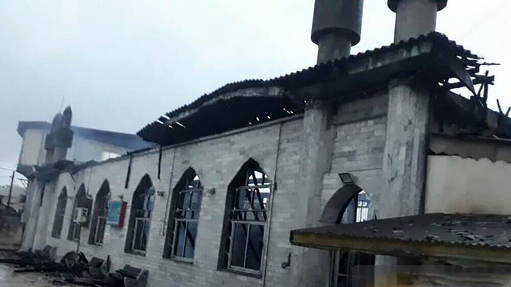 علت آتش سوزی مسجد صاحب الزمان(عج) زیباکنار در دست بررسی است