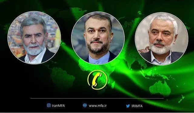 گفتگوی تلفنی دکتر امیرعبداللهیان با رهبران مقاومت فلسطین