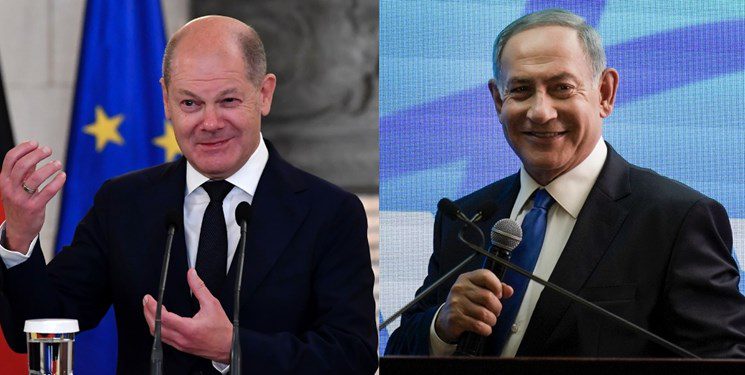 شولتز: آلمان و فرانسه کنار اسرائیل ایستاده‌اند