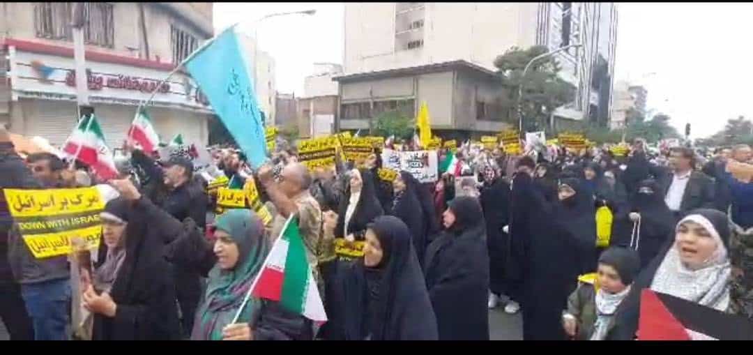 آغاز راهپیمایی حمایت از مردم مظلوم فلسطین در تهران