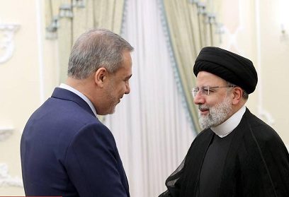 دیدار وزیر خارجه ترکیه با رئیس جمهور