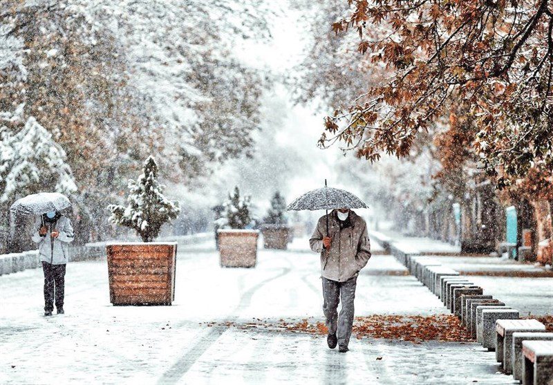 هواشناسی ایران ۱۴۰۲/۰۸/۱۲؛ بارش باران و برف در ۲۸ استان