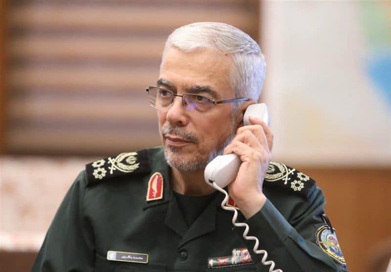 گفتگوی سرلشکر باقری با وزیر دفاع عربستان