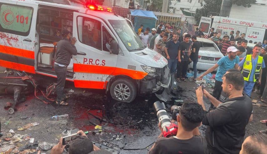 ده‌ها شهید و مجروح بر اثر بمباران کاروان مجروحان