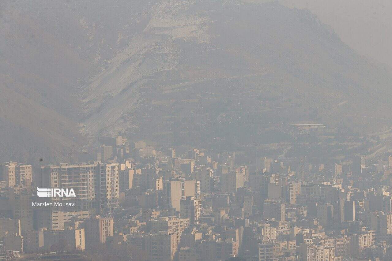کیفیت هوای تهران قرمز شد