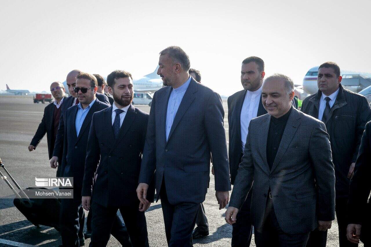 امیرعبداللهیان وارد ایروان شد