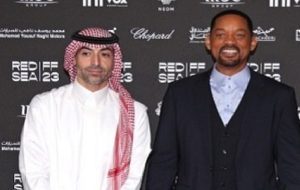 ویل اسمیت و جانی دپ در افتتاحیه جشنواره فیلم عربستان حاضر شدند