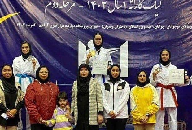 مدال آوری بانوی کاراته کار ناشنوا ایران در مسابقات لیگ کاراته وان