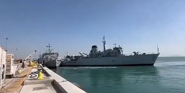 تصادف ۲ ناو انگلیسی در خلیج‌فارس