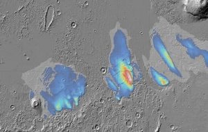 کشف یخ‌آب جدید در مریخ که دریای سرخ زمین را پر می‌کند