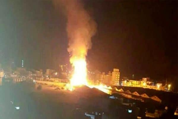 شنیده شدن صدای انفجار در غرب یمن