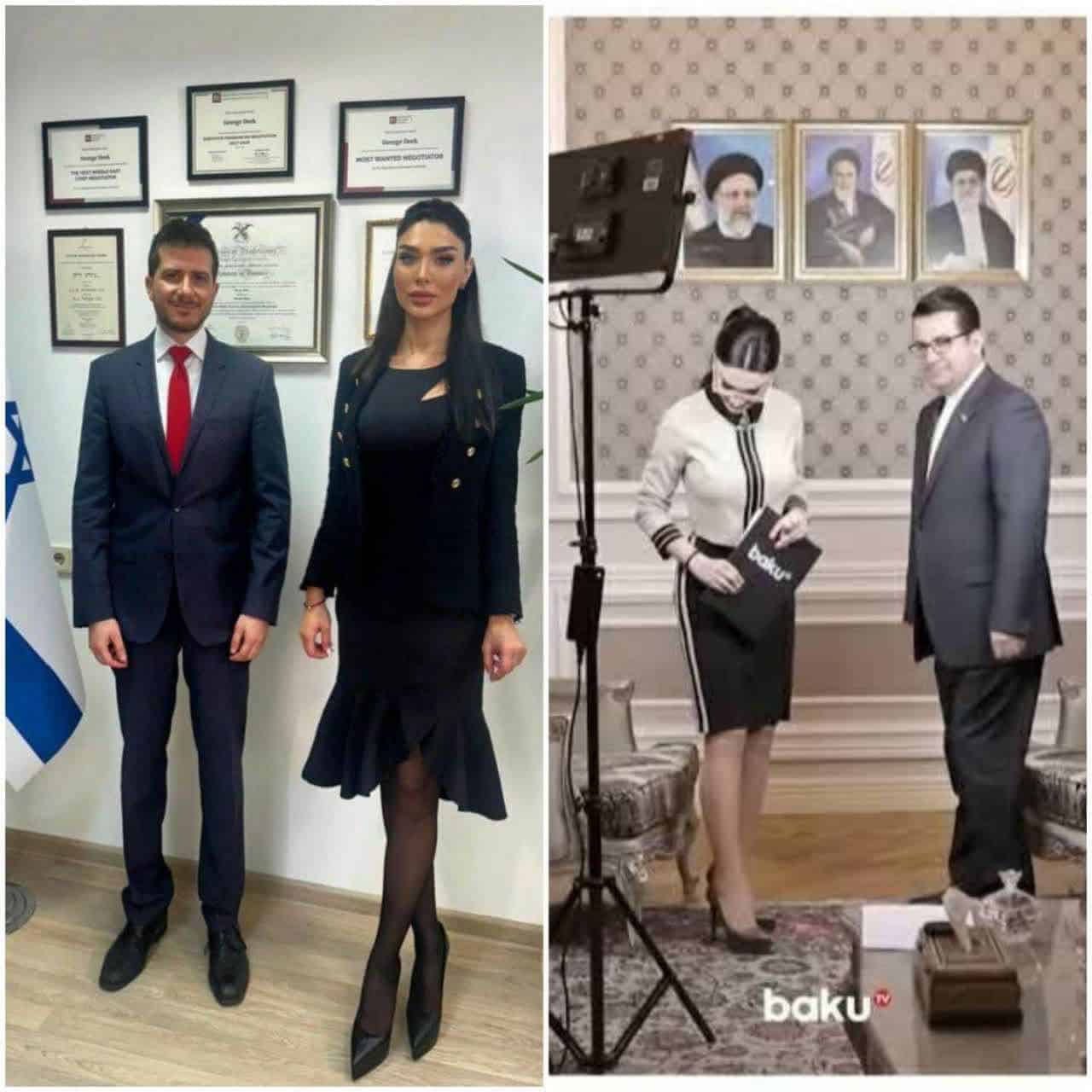 چرا مامور خبرنگار باکو تی وی در دیدار با سفیر ایران تجاهر به برهنگی و در دیدار با سفیر رژیم صهیونیستی برعکس عمل کرد؟!!