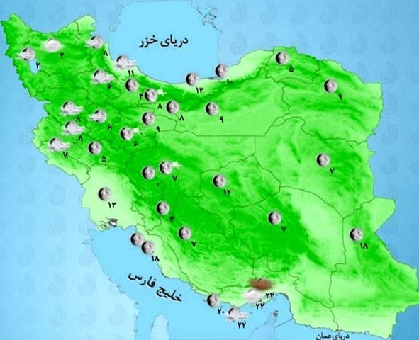 باد و باران در شمال کشور