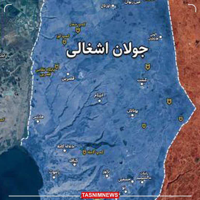 آژیر پرواز هواپیماها در چندین نقطه جولان
