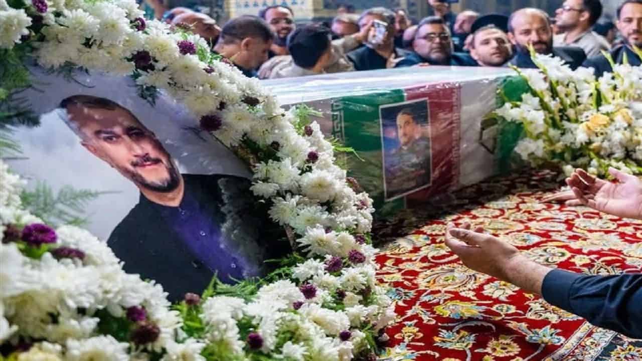 پیکر شهید امیرعبداللهیان در خانه ابدی آرام گرفت