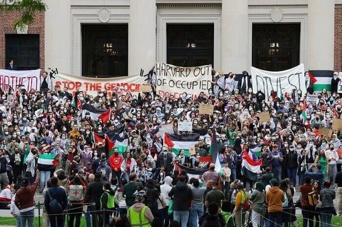 اعتراضات دانشجویی در اروپا در حمایت از فلسطین