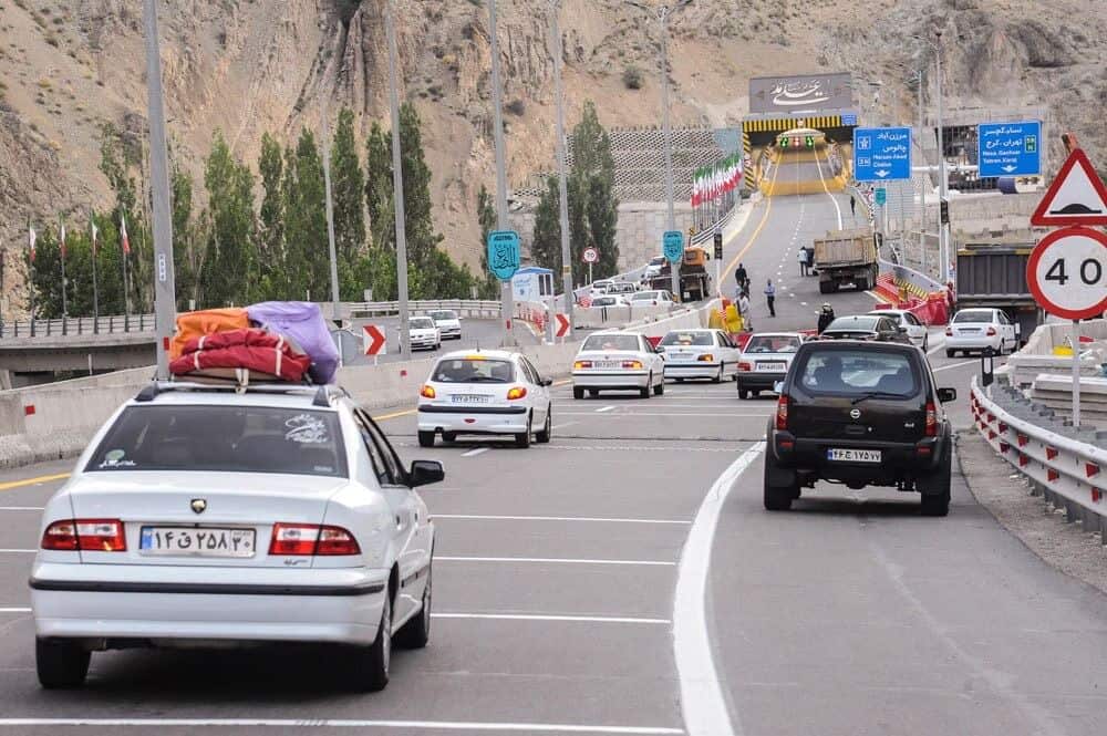 محدودیت تردد در آزادراه تهران- شمال در روز جمعه