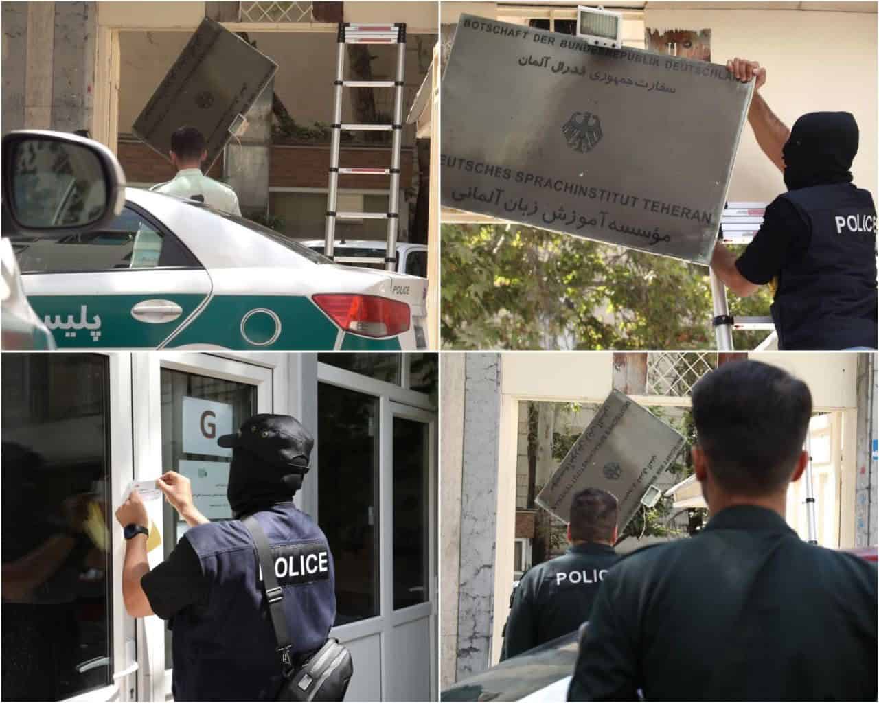 مراکز غیرقانونی وابسته به دولت آلمان در تهران بسته شد