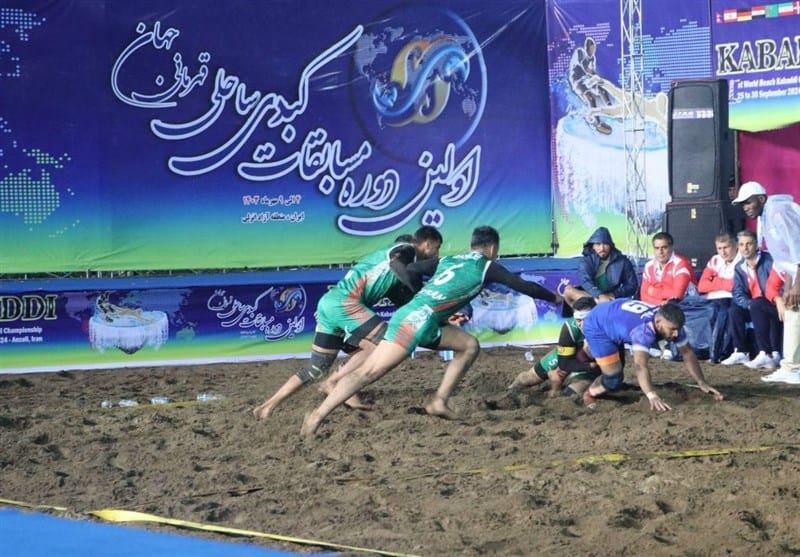 دومین پیروزی ایران در کبدی ساحلی قهرمانی جهان
