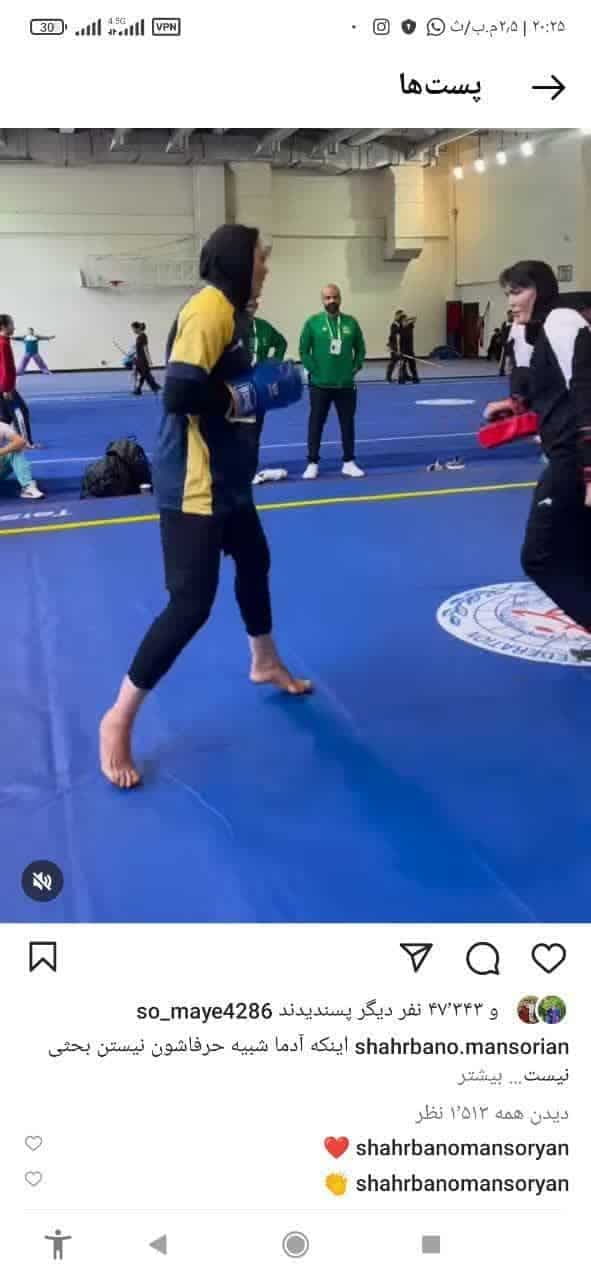 تمرینات مختلط زن و مرد ووشو