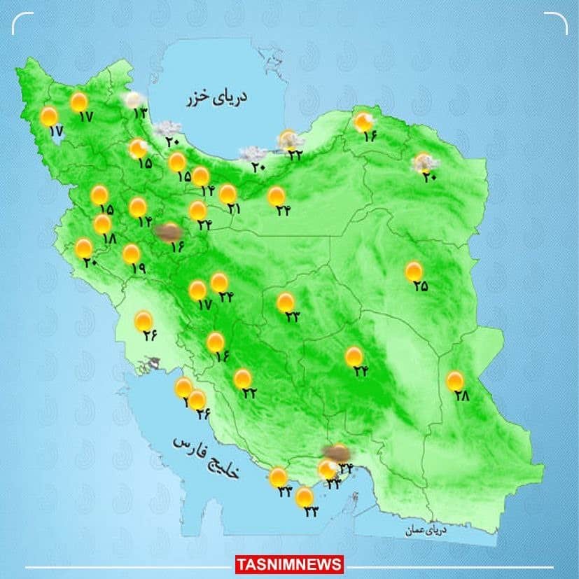 هواشناسی: افزایش ابر و وزش باد در مناطق شرقی و مرکزی کشور