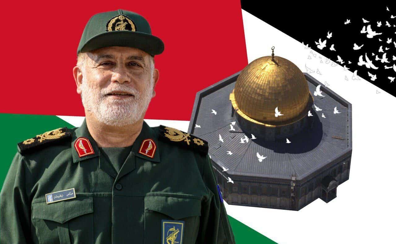 پیکر سردار شهید نیلفروشان در شهر قم تشییع می‌شود