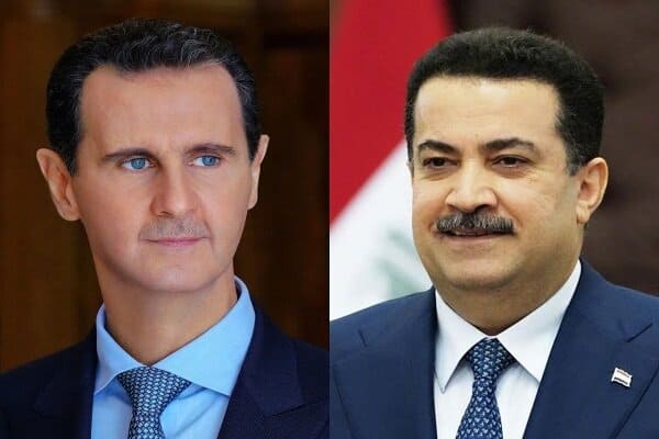 گفتگوی تلفنی بشار اسد با نخست‌وزیر عراق