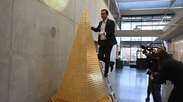 گران‌ترین درخت کریسمس در آلمان رونمایی شد
