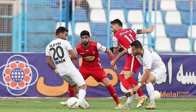 ترکیب پرسپولیس مقابل ملوان در بازی امروز