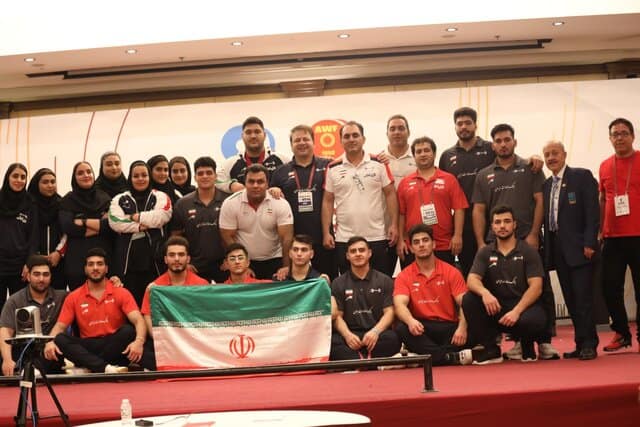 قهرمانی تیم ملی وزنه‌برداری پسران ایران در جوانان آسیا