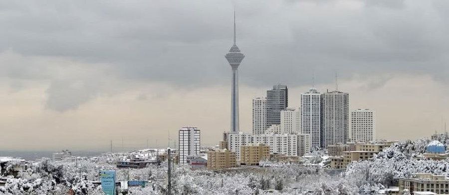 برف و باران در راه پایتخت