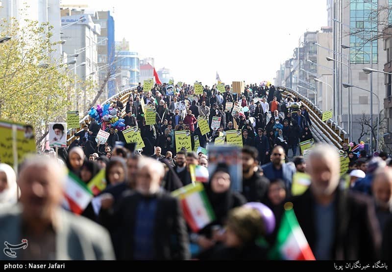 جزئیات مسیرهای راهپیمایی ۲۲ بهمن در شهر تهران