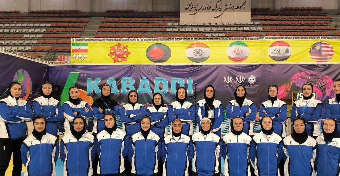 تیم ملی ایران نایب قهرمان کبدی بانوان آسیا شد