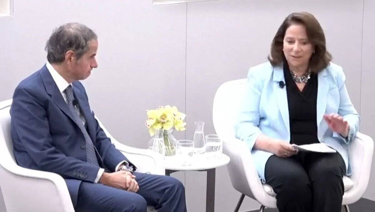گروسی بار دیگر تأکید کرد: ایران سلاح هسته‌ای در اختیار ندارد، اما مواد لازم را دارد