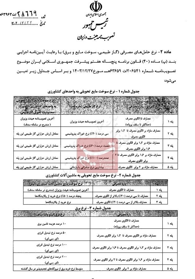  سوخت مایع و برق