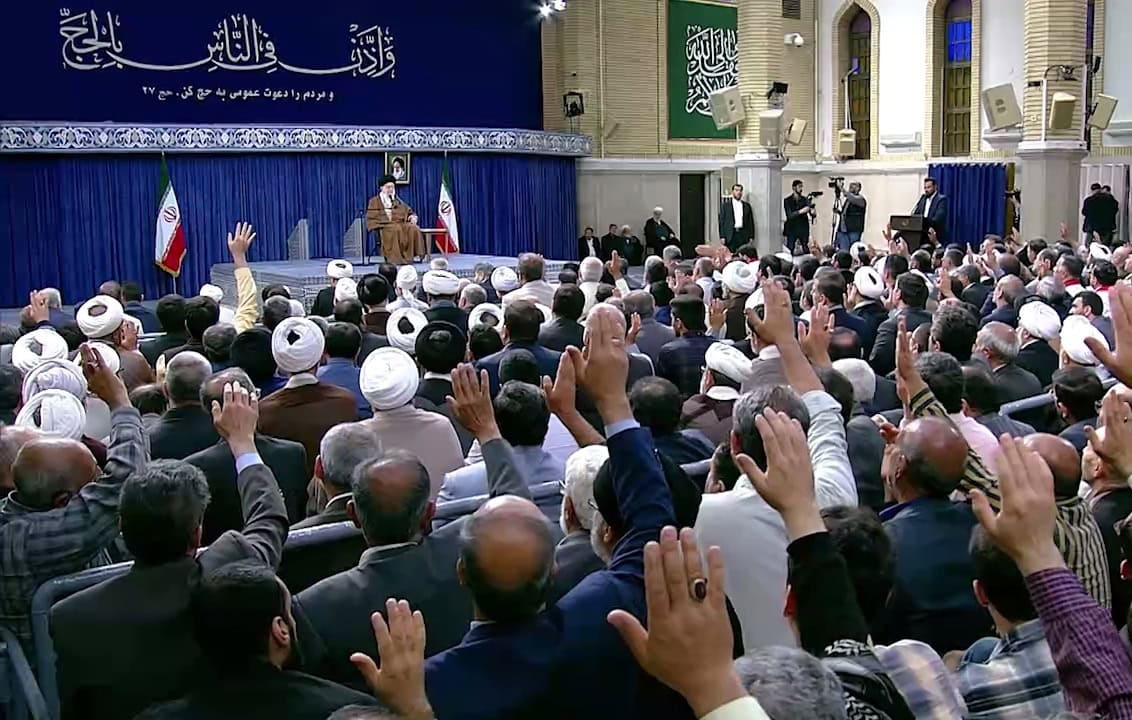 دیدار کارگزاران حج با رهبر انقلاب