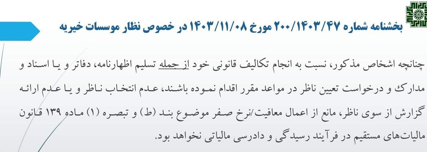 موسسات خیریه 