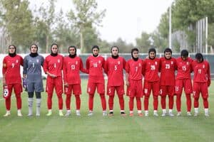 برد ۸ گله تیم ملی فوتبال زنان ایران مقابل عراق