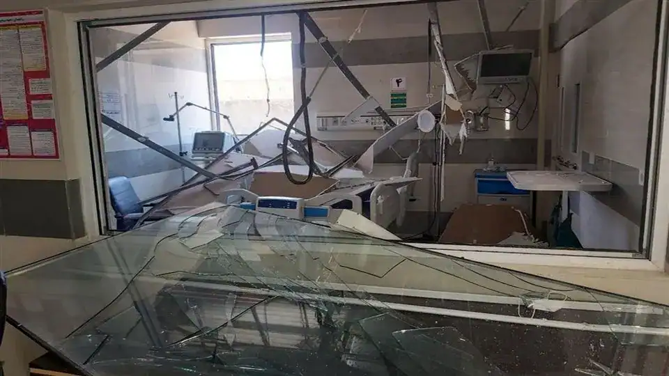 گزارش تسنیم از حمله اسرائیل به کنار بیمارستان فارابی کرمانشاه