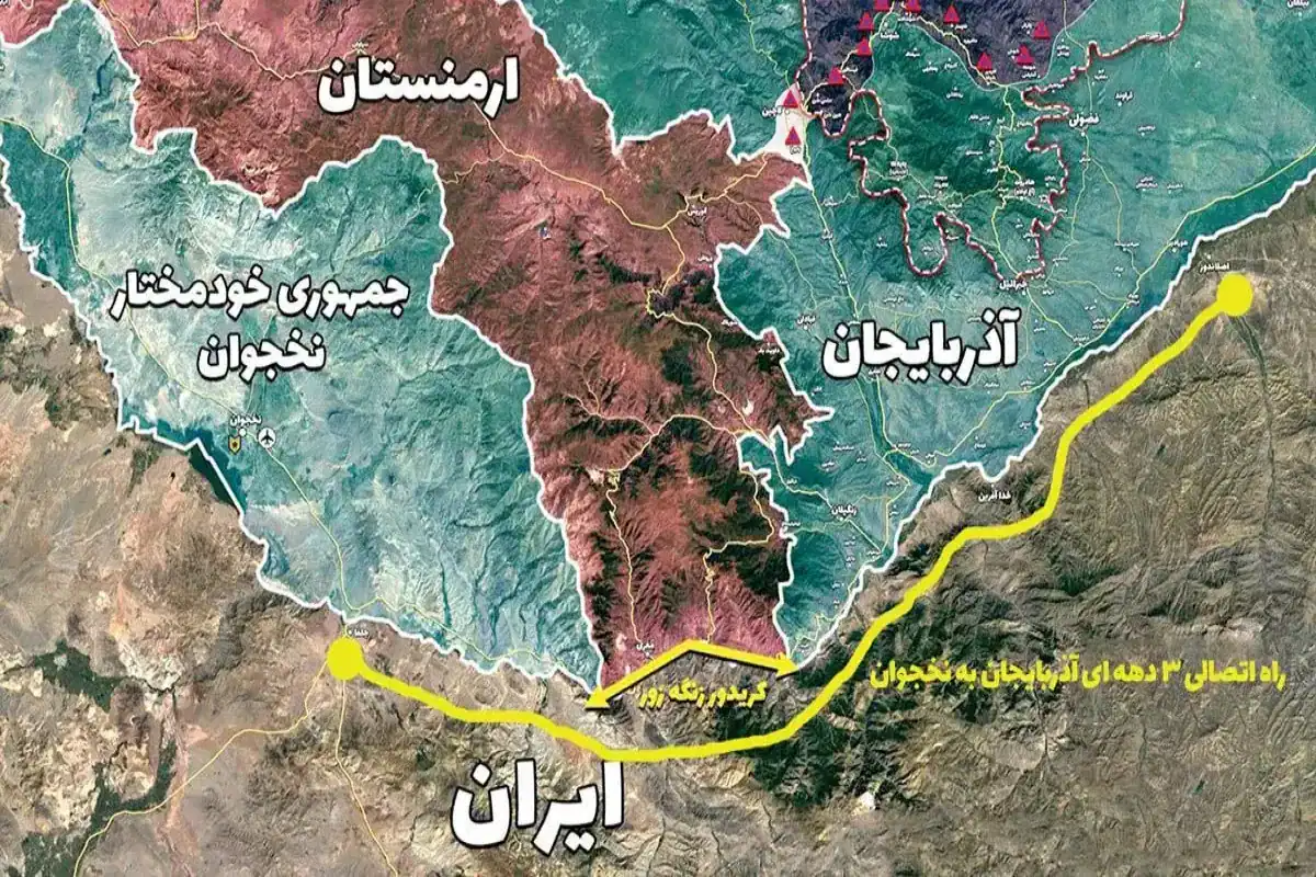 کریدور زنگزور در سایه جنگ اسرائیل و ایران | تهدیدی جدی برای موقعیت ترانزیتی و انرژی ایران