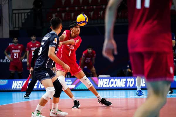 پیروزی مقتدرانه والیبال جوانان ایران مقابل قزاقستان در شروع قهرمانی جهان U21