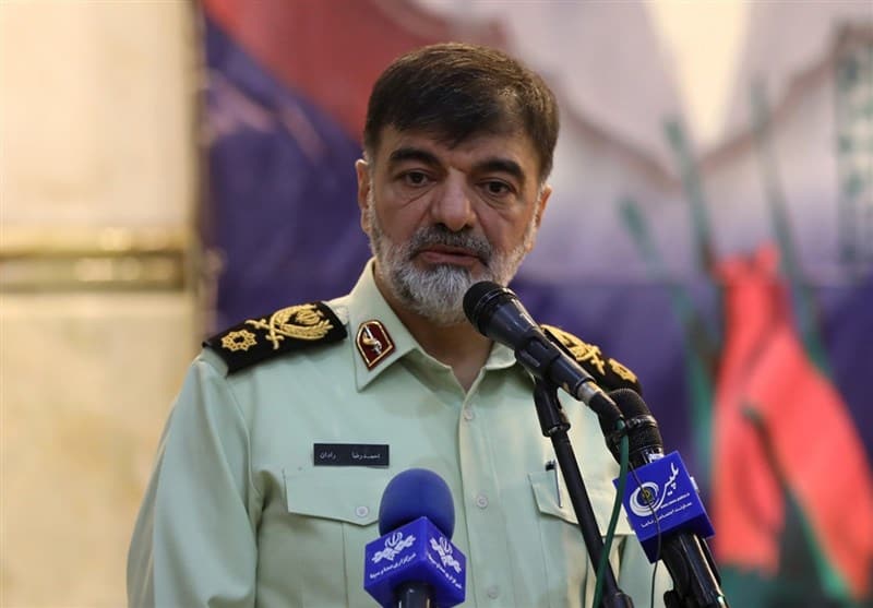 سردار رادان: اسرائیل به دنبال اغتشاش و براندازی بود/ برخورد قاطع با اراذل و اوباش مجازی‌