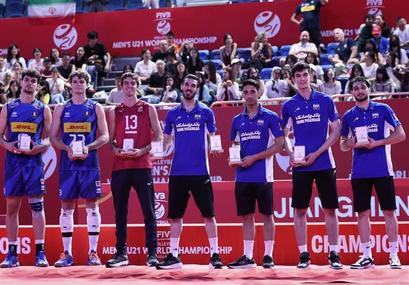 حضور ۴ ایرانی در تیم رویایی والیبال جوانان جهان/ حسینی ارزشمندترین بازیکن شد