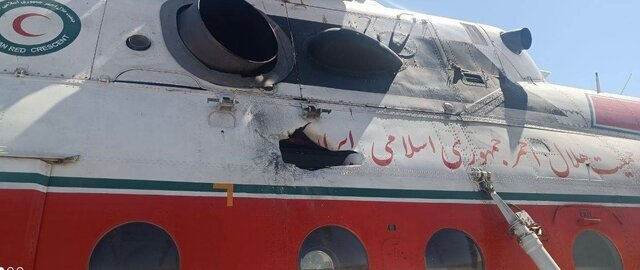 مشخص شدن دلیل سقوط بالگرد هلال احمر در اشترانکوه