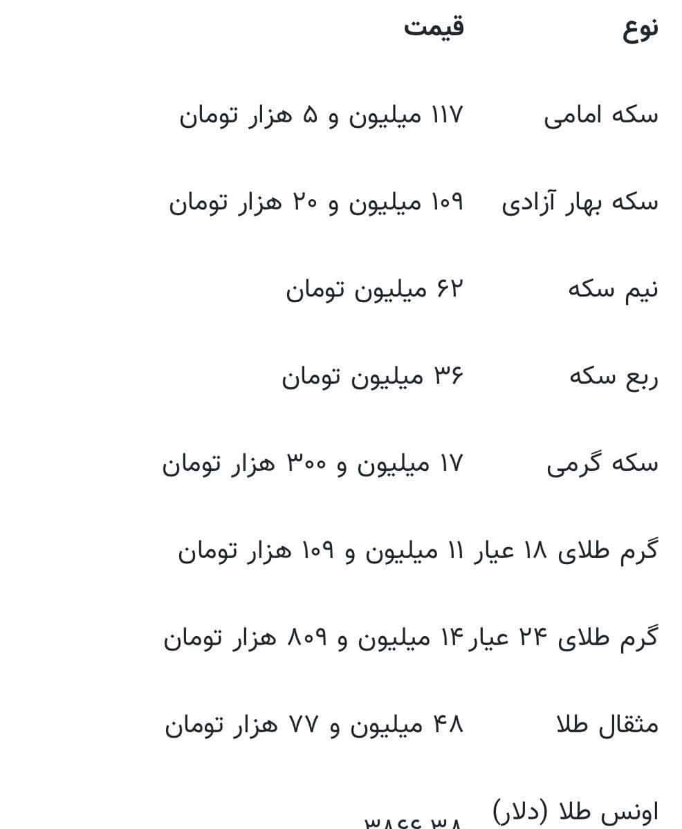 «افزایش قیمت سکه، طلا و دلار | آخرین نرخ‌ها در بازار ۲ مهر ۱۴۰۵»