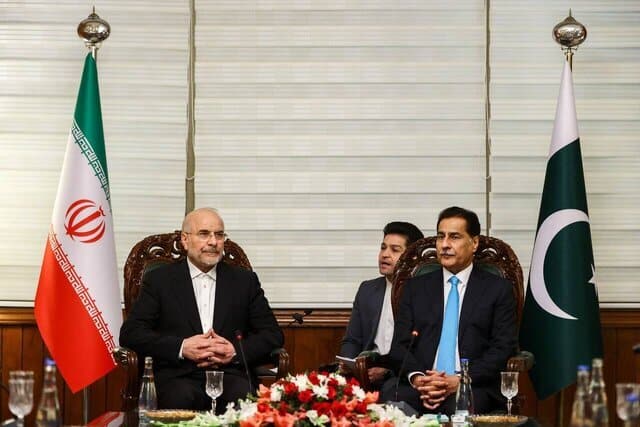 قالیباف: اولویت ایران و پاکستان گسترش روابط اقتصادی و افزایش حجم مبادلات است